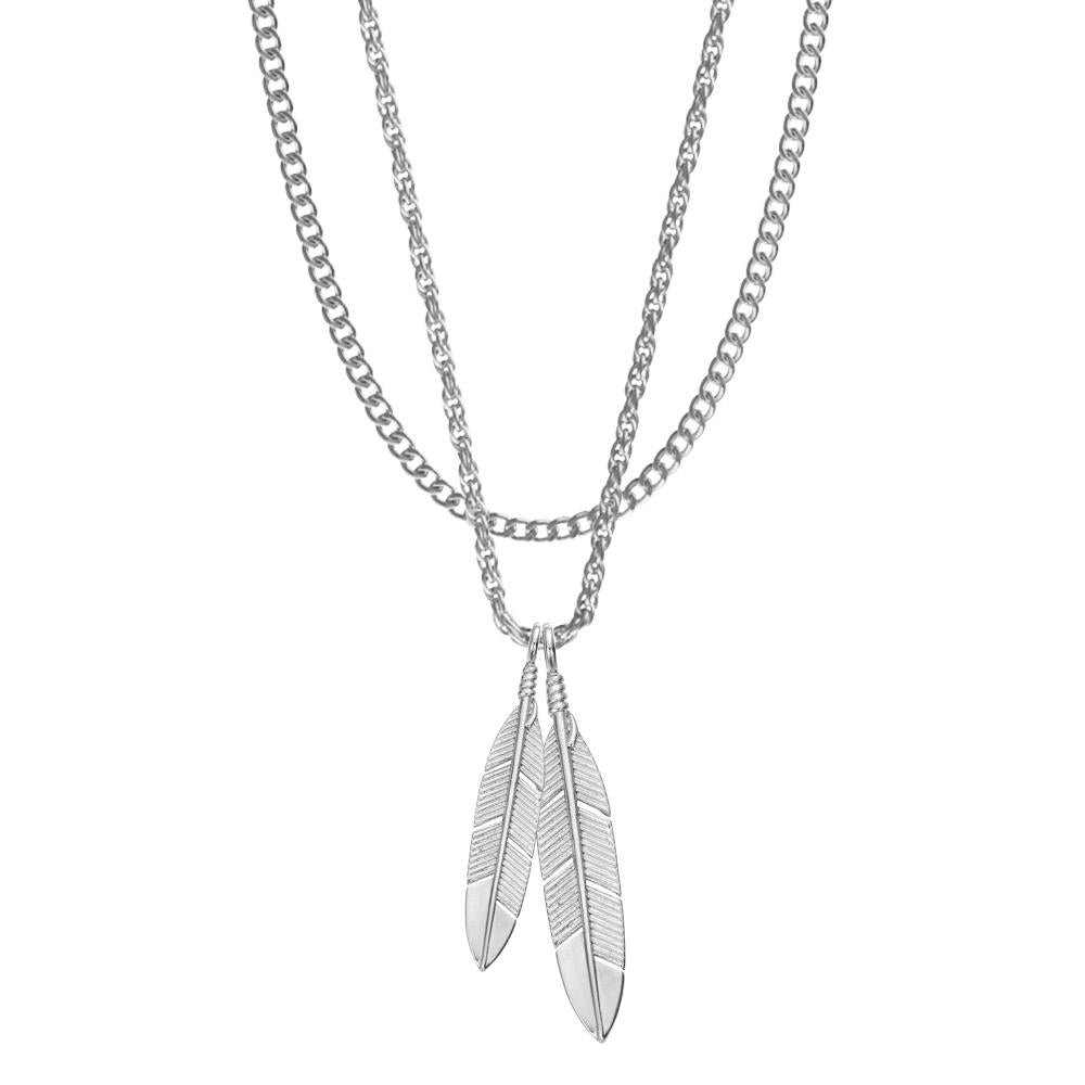 0.94ctw Diamond Fashion Feather Necklace – Chalmers Jewelers